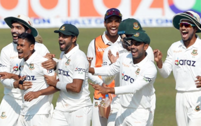 তাইজুলের ৭ উইকেট, ৪৪ রানের লিড পেলো বাংলাদেশ