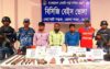 ভোলায় দেশীয় অস্ত্রসহ ৩ জলদস্যু আটক