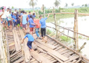 সেতুর অভাবে শিক্ষার্থীদের চরম ভোগান্তি