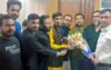 জীবননগর মানবিক সংগঠনের পক্ষ থেকে নবাগত ইউএনওকে ফুলেল শুভেচ্ছা