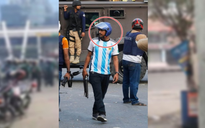 আর্জেন্টিনার জার্সি পরা সেই যুবকের ‘পরিচয় মিলেছে
