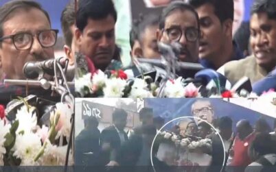 মঞ্চ ভেঙে পড়া নিয়ে যা বললেন ওবায়দুল কাদের