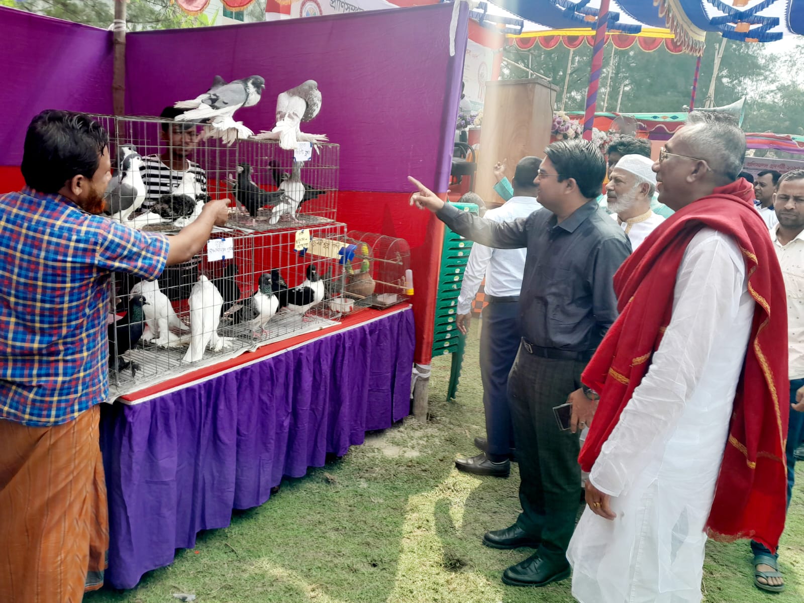 চরফ্যাসনে প্রাণিসম্পদ প্রদর্শনী