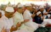 বরিশালে ঈদের জামাতে মুসলিম উম্মার শান্তি কামনা
