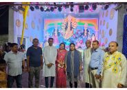 চরফ্যাসনে ইউএনও’র বিভিন্ন পূজা মন্ডপ পরিদর্শন 