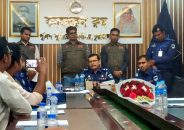 চুয়াডাঙ্গা থেকে পরিচালিত ফেসবুক গ্রুপের পরিচালকদের সাথে নবাগত এসপির মতবিনিময়