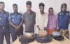 আমতলীতে নারীসহ গ্রেফতার ৩, গাঁজা উদ্ধার