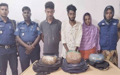 আমতলীতে নারীসহ গ্রেফতার ৩, গাঁজা উদ্ধার