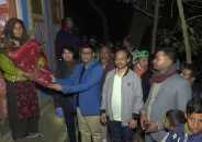ভোলায় জেলা প্রশাসকের কম্বল বিতরণ