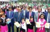 বরিশালের শিক্ষার্থীরা বই ‍উৎসবে মেতেছে