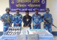 বিপুল পরিমাণ ভারতীয় ওষুধসহ যুবক আটক