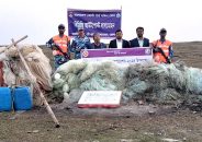 লালমোহনে ৬১ লাখ টাকার অবৈধ জাল উদ্ধার
