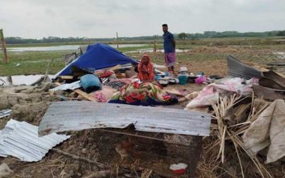 তালতলীতে জমি নিয়ে বিরোধে প্রতিপক্ষের হামলা-ভাঙচুর, আহত ৪