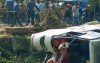 উজিরপুরে পথচারীকে চাপা দিয়ে খাদে বাস নিহত ২, আহত ১৫