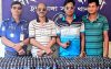 দুর্ঘটনাকবলিত কাভার্ডভ্যান থেকে বিপুল পরিমাণ ফেন্সিডিল উদ্ধার