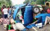 বাকেরগঞ্জে পিকআপ ভ্যান-থ্রি-হুইলারের সংঘর্ষে নিহত ১