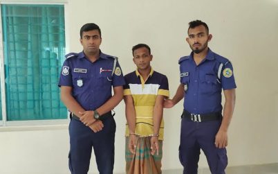 বরিশালে ঈদে বাড়িতে এসে গ্রেপ্তার হলেন অস্ত্র মামলার দণ্ডপ্রাপ্ত আসামি