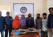 লালমোহনে দুই কেজি গাঁজাসহ গ্রেফতার ৪