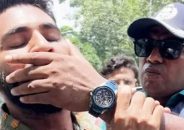 শিক্ষার্থীর মুখ চেপে ধরা সেই পুলিশ পরিদর্শককে বরখাস্ত
