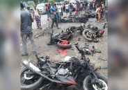 গাজীপুরে ঝুট ব্যবসার নিয়ন্ত্রণ নিতে মহড়া, ১৭ মোটরসাইকেলে আগুন