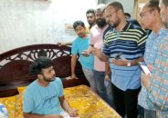 বরিশালে গুলিবিদ্ধ ছাত্রদল কর্মীর পাশে বিএনপি নেতা