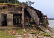 বিষখালী নদীতে ভাঙন, ঝুঁকিতে স্কুল