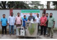 চরফ্যাসনে ডেইরী প্রতিষ্ঠানে মিল্ক কুলার চিলার হস্তান্তর