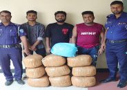 প্রাইভেটকারে মিলল ৫০ কেজি গাঁজা