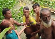 মির্জাগঞ্জে পুলিশ দেখে খালে লাফ, কচুরিপানায় তিন ঘণ্টা খুঁজে ধরা হলো আসামি