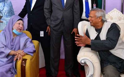খালেদা জিয়াকে সেনাকুঞ্জে আনতে পেরে আমরা গর্বিত: প্রধান উপদেষ্টা