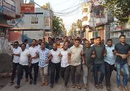আমুর গ্রেফতারে ঝালকাঠিতে আনন্দ মিছিল