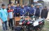 পিরোজপুরে মোটরসাইকেলসহ চোরচক্রের ৪ সদস্য গ্রেফতার
