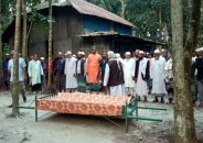 পিরোজপুরে বাংলানিউজের সাংবাদিক ইফতির মায়ের দাফন সম্পন্ন