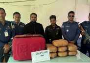 বরিশালে ১৪ কেজি গাঁজাসহ দুই মাদক ব্যবসায়ী আটক