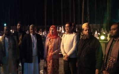 বাকেরগঞ্জে পাদ্রিশিবপুর গীর্জা পরিদর্শনে ইউএনও