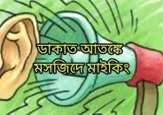 বাকেরগঞ্জে ডাকাত আতঙ্কে মসজিদে মাইকিং : রাত জেগে পাহাড়া