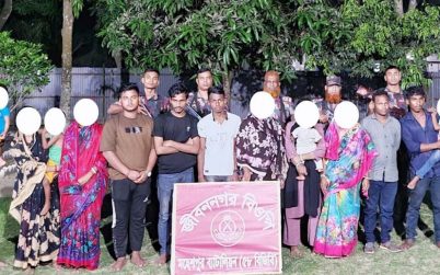 জীবননগরে বিজিবির পৃথক অভিযানে দুই ভারতীয়সহ আটক ২৩