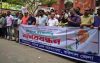 মাহমুদুর রহমানের বিরুদ্ধে মামলা প্রত্যাহারের দাবিতে বরিশালে মানববন্ধন