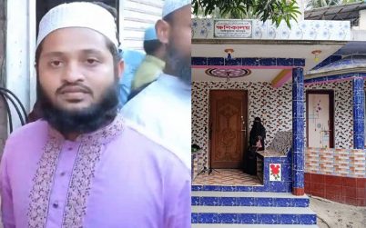 জামায়াত নেতার বাড়িতে অনশনে নারী