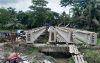 ঠিকাদারের অবহেলায় দীর্ঘসময় পাঙ্গাসিয়া ব্রিজের নির্মাণ বন্ধ