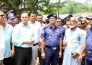 শিয়ালমারী পশুর হাট পরিদর্শন করলেন ডিসি-এসপি