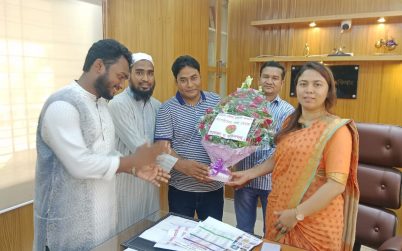 চরফ্যাসনে ইউএনও’র সাথে ভোলা জেলা প্রবাসী কল্যাণ সংগঠনের অবহিতকরণ সভা
