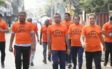 জুলাই পুনর্জাগরণ উপলক্ষ্যে চুয়াডাঙ্গায় প্রতীকী ম্যারাথন