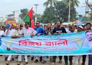 ছাত্র-জনতার বিজয়ের বর্ষপূতি উপলক্ষ্যে জীবননগরে বিএনপির বিজয় র‍্যালি