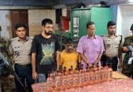 ফার্মেসি ব্যবসার আড়ালে মদ বিক্রি, আটক ৩