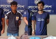 জীবননগরে পুলিশের পৃথক অভিযান, গাঁজাসহ আটক ২