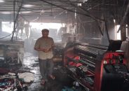 টঙ্গীতে কাপড় কাটিং কারখানা পুড়ে ছাই