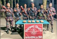 দর্শনা সীমান্ত থেকে ৫ কেজি গাঁজা উদ্ধার