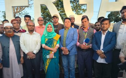 বাকেরগঞ্জে সৌন্দর্য বৃদ্ধি করলো দৃষ্টিনন্দন “ঐতিহ্যবাহী বাকেরগঞ্জ”