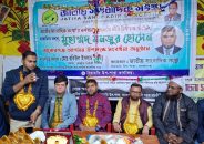 বাকেরগঞ্জে নিজ গ্রামে সাংবাদিক নেতা মঞ্জুর হোসেনকে গণসংবর্ধনা